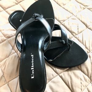 Kitten Heel Flip Flops